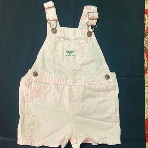 Oshkosh 3T girls overall shorts